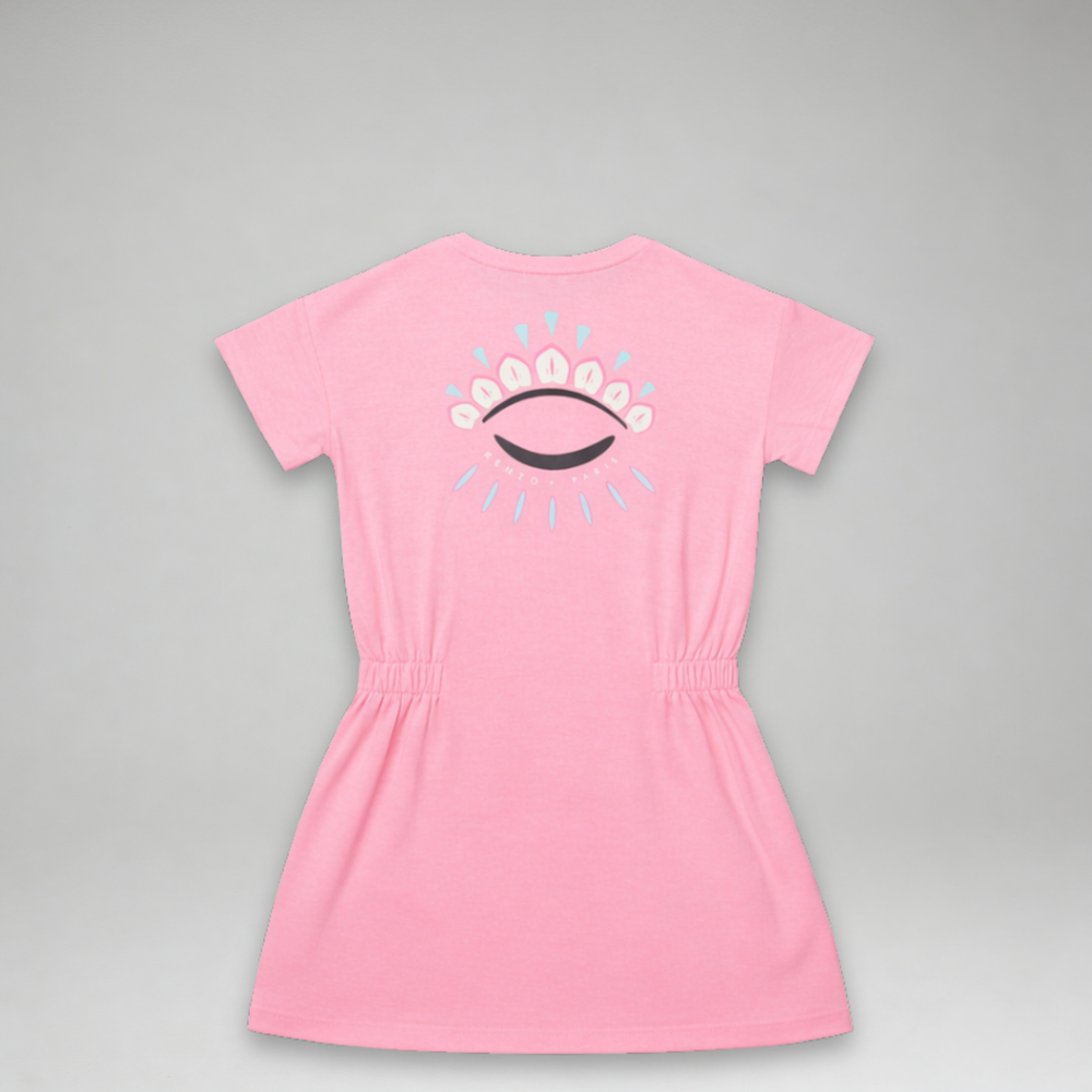 Kenzo Kids Girl's 'All-Seeing Eye' Logo Summer Dress