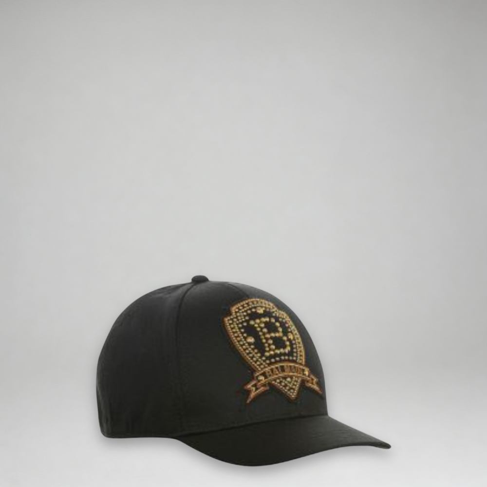 Balmain Kids Embellished Emblem Logo Baseball Cap