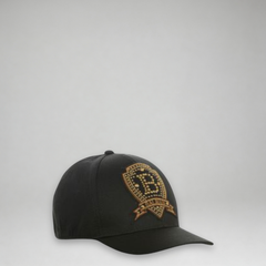 Balmain Kids Embellished Emblem Logo Baseball Cap