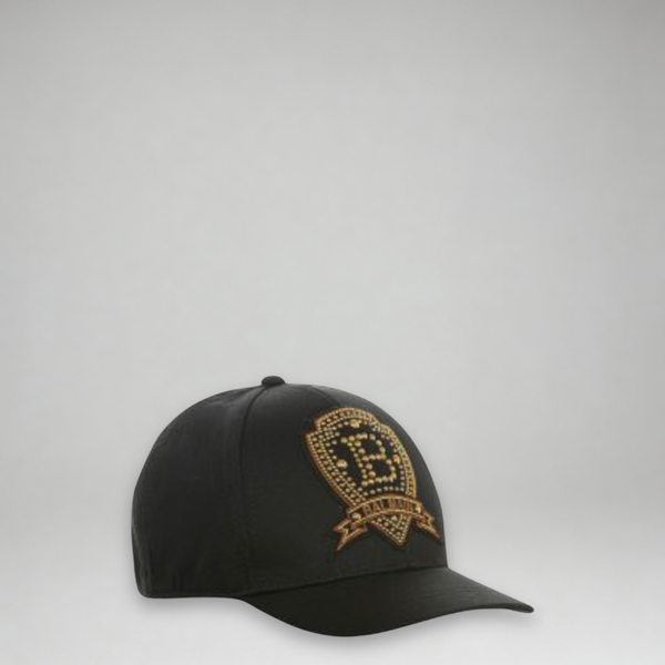 Balmain Kids Embellished Emblem Logo Baseball Cap