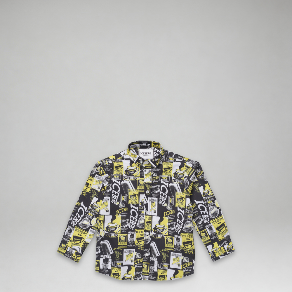 Iceberg Kids Toddler's All-Over Print Woven Shirt