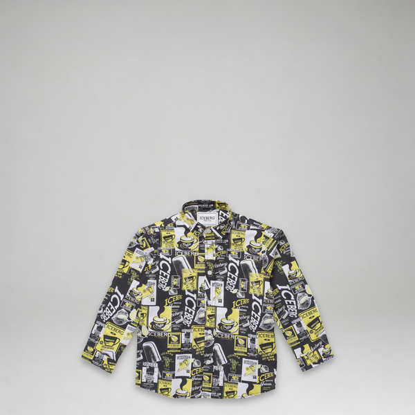 Iceberg Kids Toddler's All-Over Print Woven Shirt