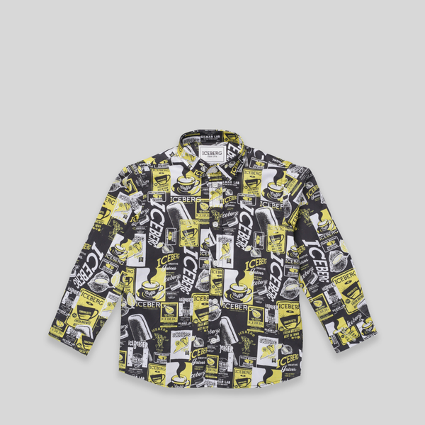 Iceberg Kids Toddler's All-Over Print Woven Shirt