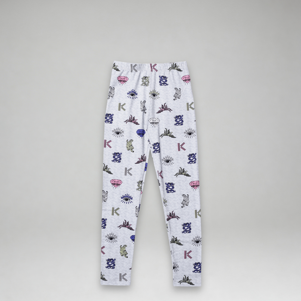 Kenzo Kids Girl's Josepha Multi-Logo Leggings