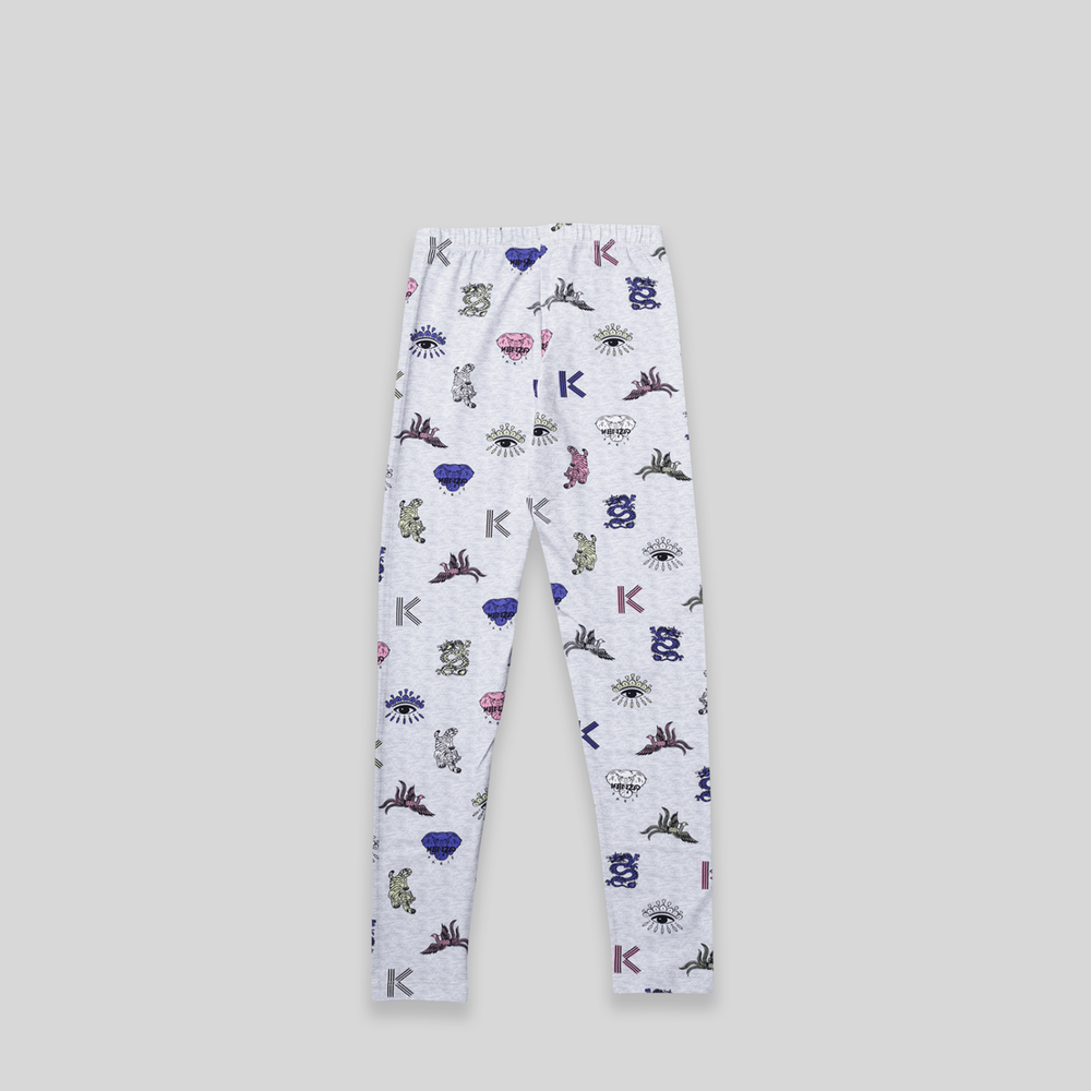 Kenzo Kids Girl's Josepha Multi-Logo Leggings