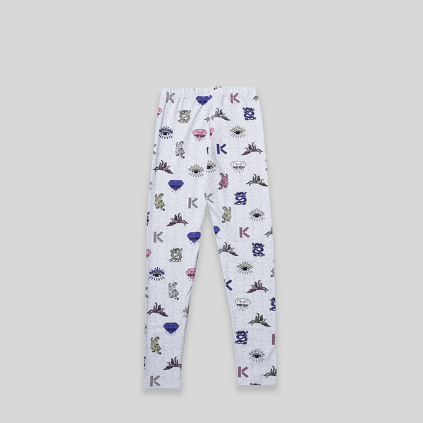 Kenzo Kids Girl's Josepha Multi-Logo Leggings