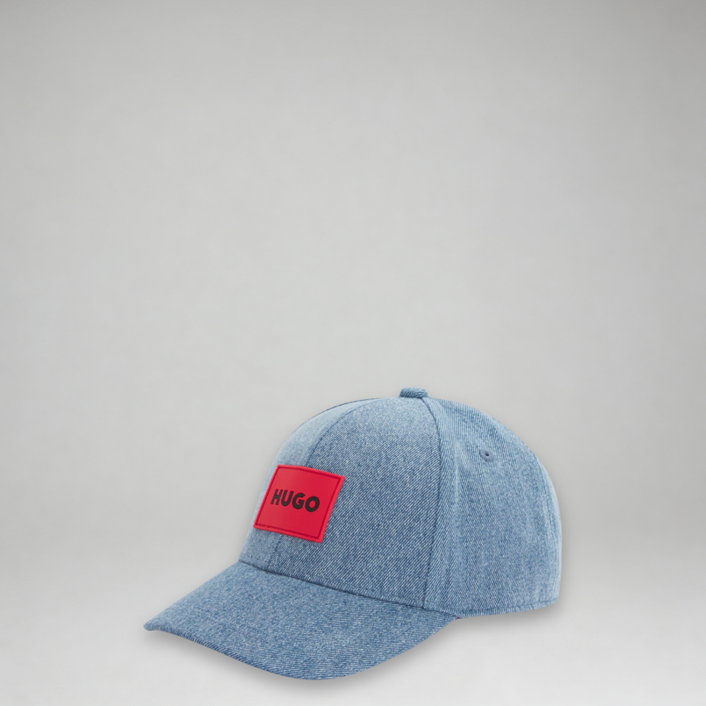 Hugo by Hugo Boss Kids Patch Logo Denim Baseball Cap