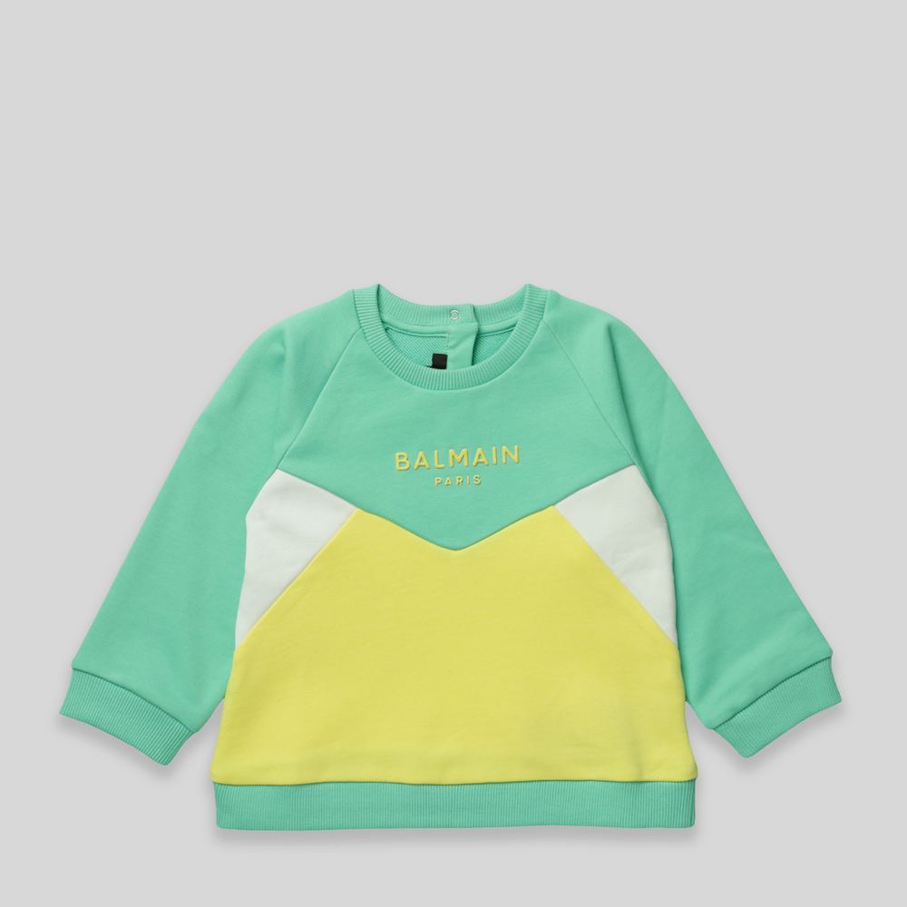 Balmain Kids Toddler's Color Block Sweatshirt