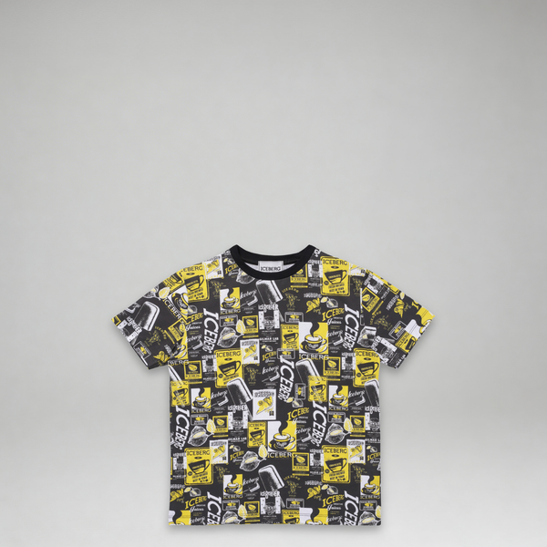 Iceberg Kids All-Over Print T-Shirt