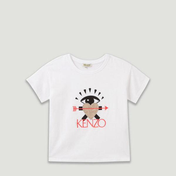 Kenzo Kids Jella Eye Heart Logo T-Shirt