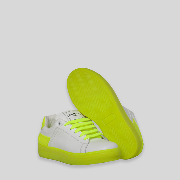 Balmain Kids Neon Sole Sneakers