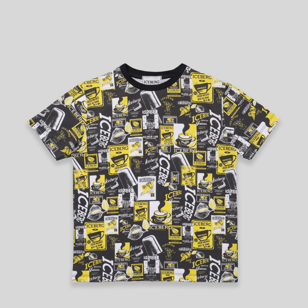 Iceberg Kids All-Over Print T-Shirt