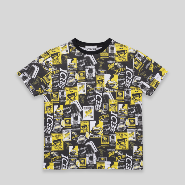 Iceberg Kids All-Over Print T-Shirt