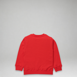 Moschino Kids Square Text Logo Crewneck Sweatshirt