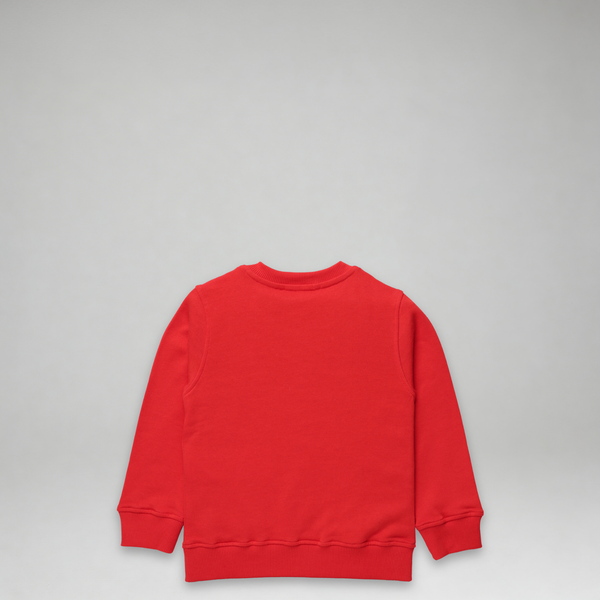 Moschino Kids Square Text Logo Crewneck Sweatshirt
