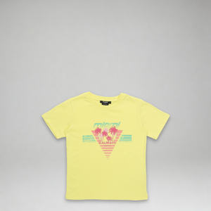 Balmain Kids Palm Tree Logo T-Shirt