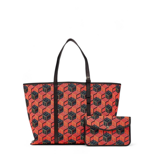 MCM Shopper in Cubic Monogram Jacquard