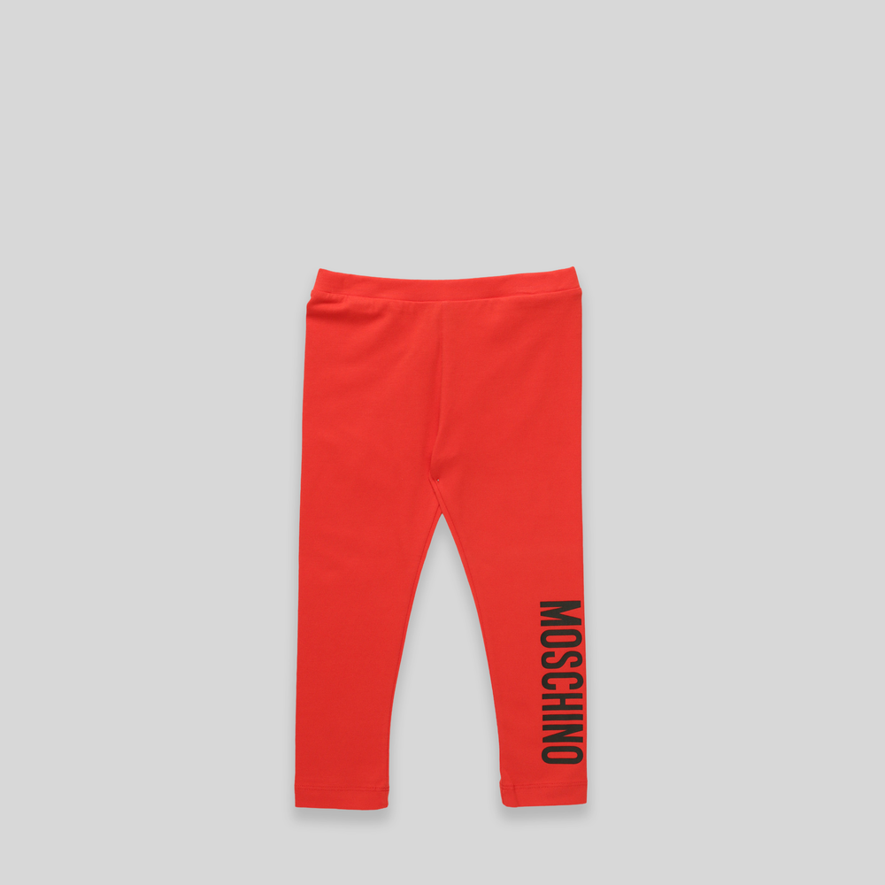 Moschino Kids Toddler's Big Logo Leggings