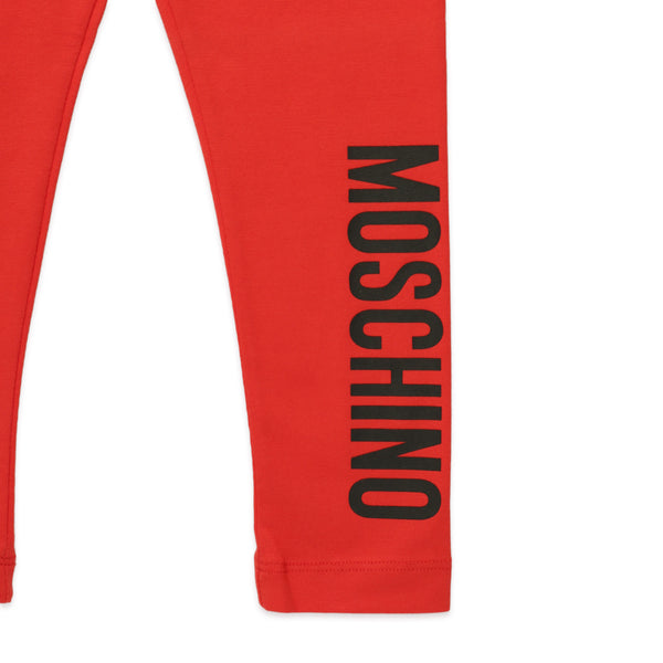 Moschino Kids Toddler's Big Logo Leggings