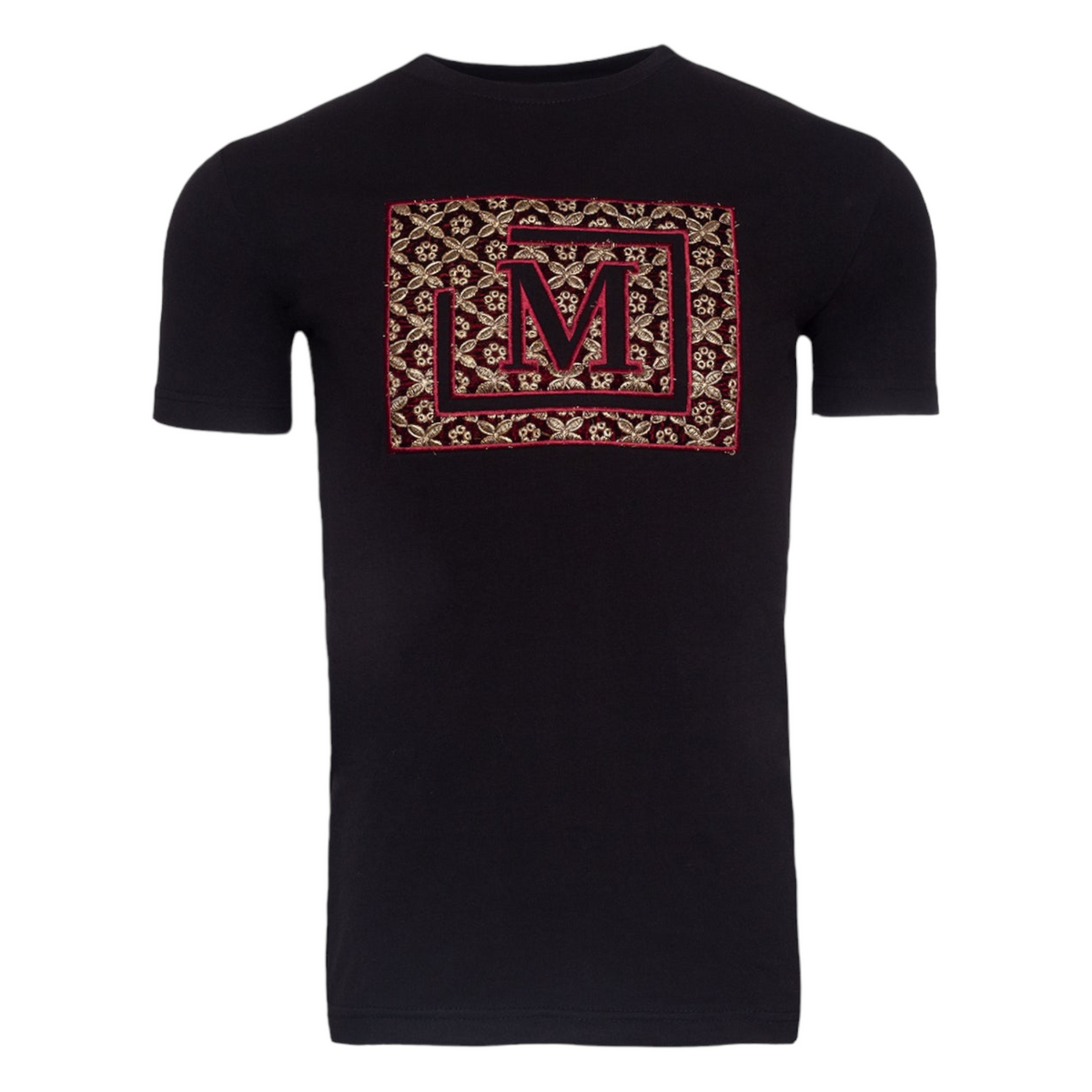 MDB Brand Men's Tapestry Logo T-Shirt - Black