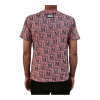 MDB Couture Men's Metallic Monogram T-shirt