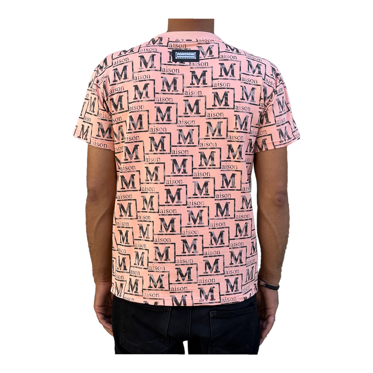 MDB Couture Men's Textured Monogram T-Shirt