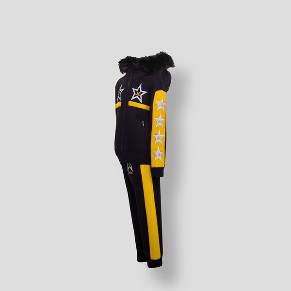 MDB Clearance Kids M-Star Fur Hooded Fleece Sweatsuit