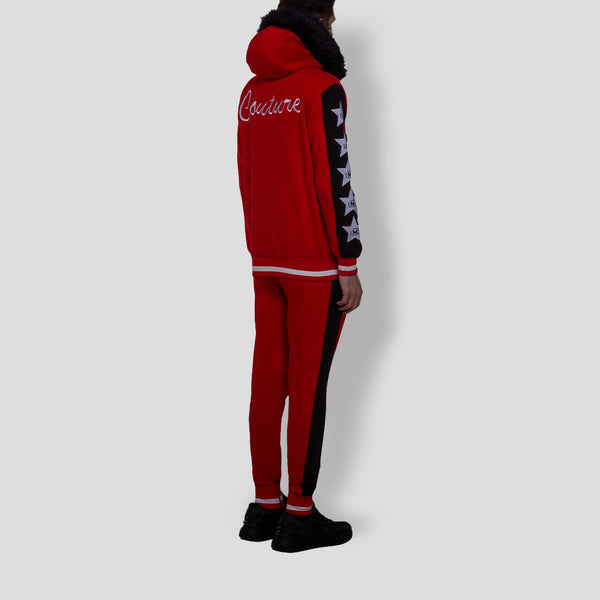 MDB Clearance Men's M-Star Fur Hooded Fleece Sweatsuit