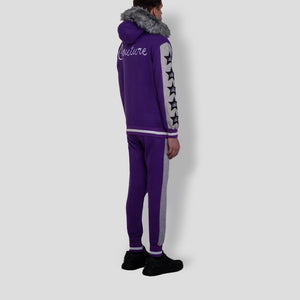 MDB Clearance Men's M-Star Fur Hooded Fleece Sweatsuit