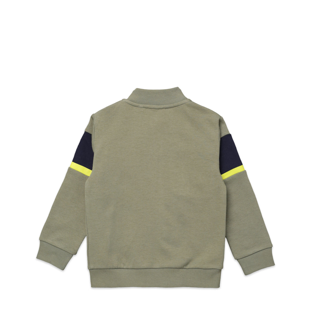 Iceberg Kids Toddler's Full-Zip Panel Logo Fleece Track Jacket