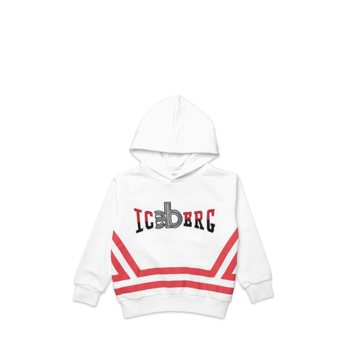 Iceberg Kids Embroidered Logo Hoodie Sweatshirt