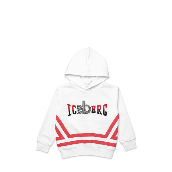 Iceberg Kids Embroidered Logo Hoodie Sweatshirt