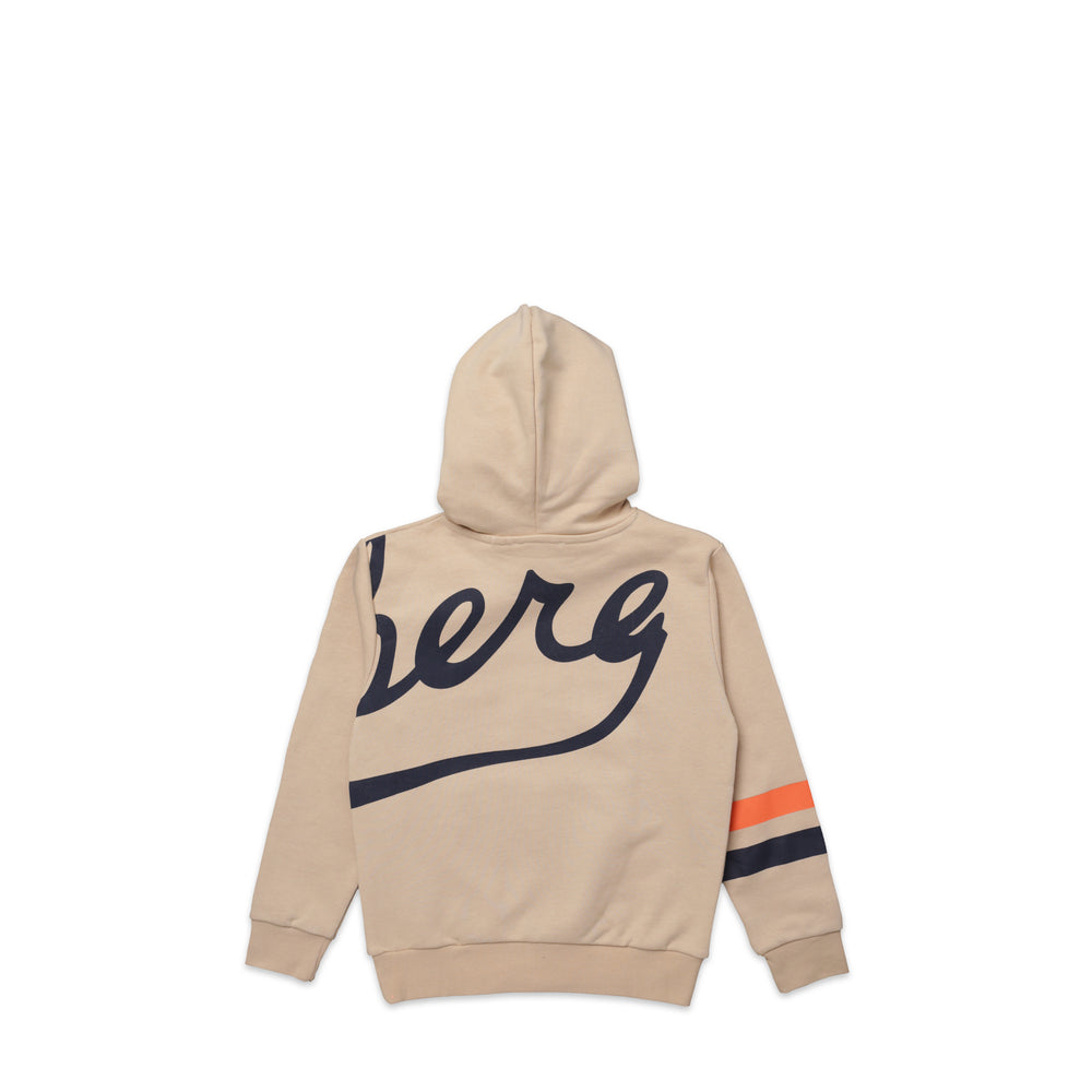 Iceberg Kids Script Logo Hoodie Sweatshirt