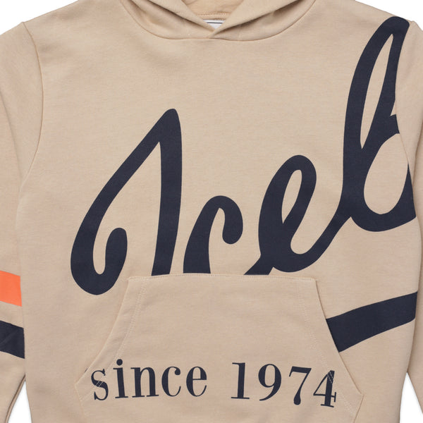 Iceberg Kids Script Logo Hoodie Sweatshirt