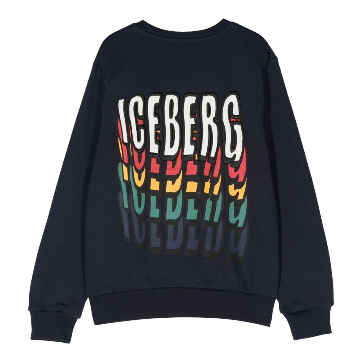 Iceberg Kid's Melting Logo Crewneck Sweatshirt