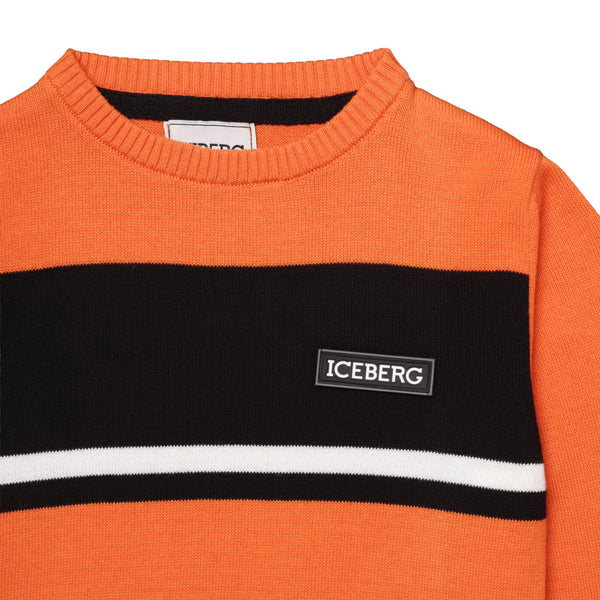 Iceberg Kids Panel Logo Sweater