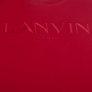 Lanvin Kids Classic Embroidered Logo Short Sleeve T-Shirt