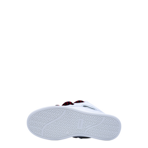 Lanvin Kids Zig Zag Lace Leather Sneakers