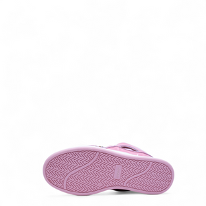 Lanvin Kids Zig Zag Lace Patent Leather Sneakers