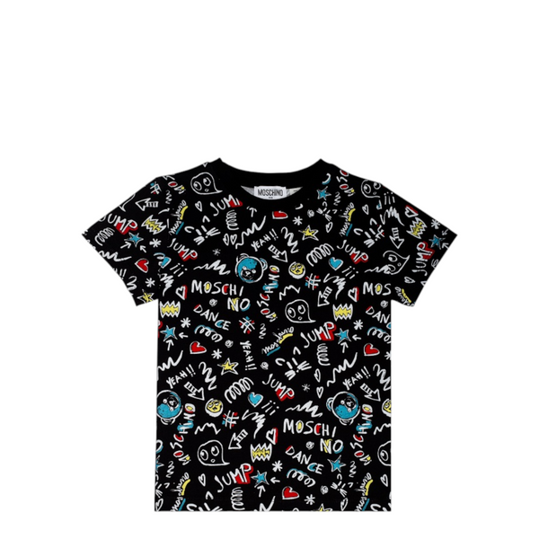 Moschino Kids Doodle Art T-Shirt