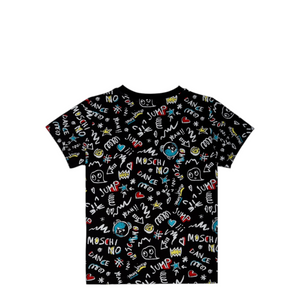 Moschino Kids Doodle Art T-Shirt