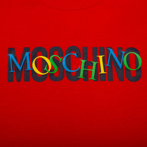 Moschino Kids Multicolor Double Logo T-Shirt