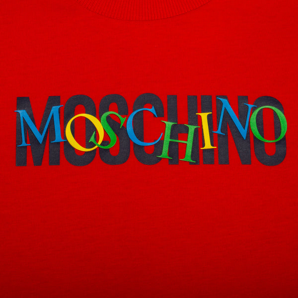 Moschino Kids Multicolor Double Logo T-Shirt