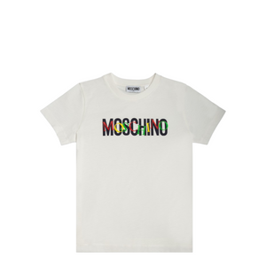 Moschino Kids Multicolor Double Logo T-Shirt