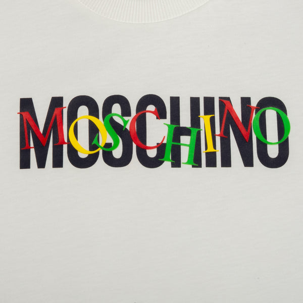 Moschino Kids Multicolor Double Logo T-Shirt