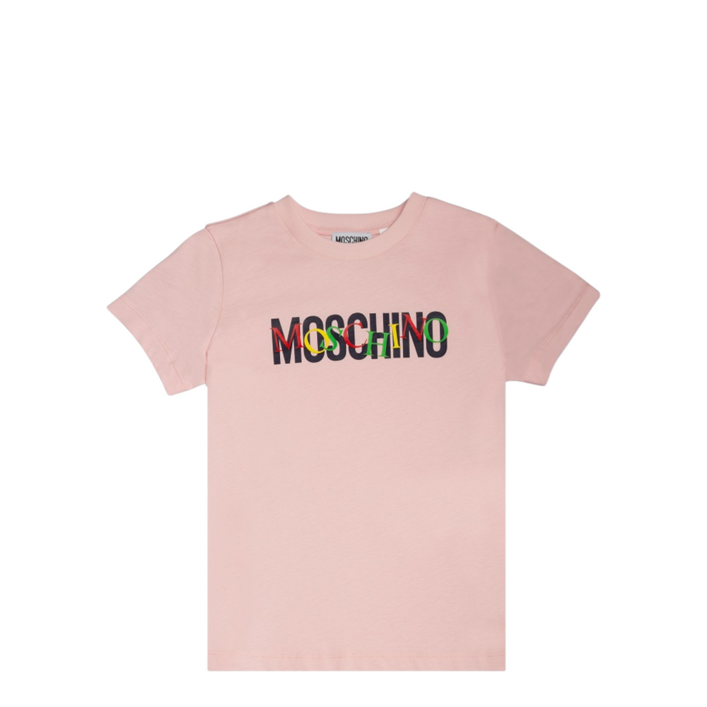 Moschino Kids Multicolor Double Logo T-Shirt