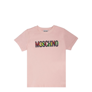 Moschino Kids Multicolor Double Logo T-Shirt