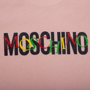 Moschino Kids Multicolor Double Logo T-Shirt