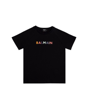 Balmain Kids Multicolored Logo T-Shirt