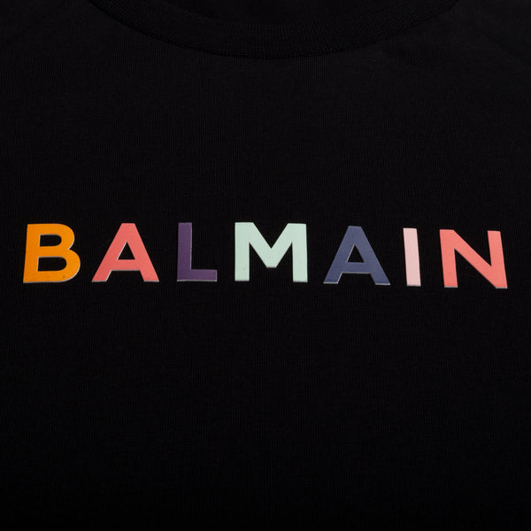 Balmain Kids Multicolored Logo T-Shirt